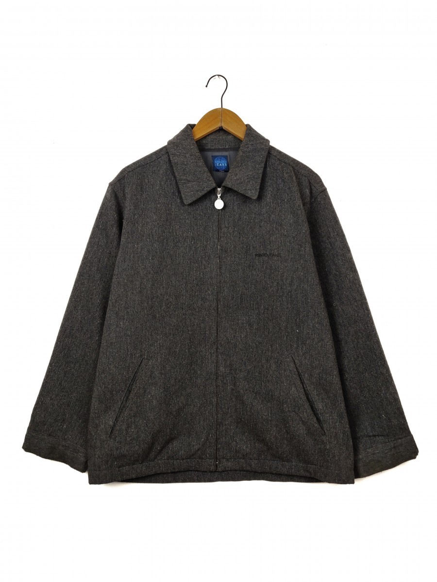 Casual Jacket - Jeans Blouson Wool Zipper Jacket Outerwear - 1