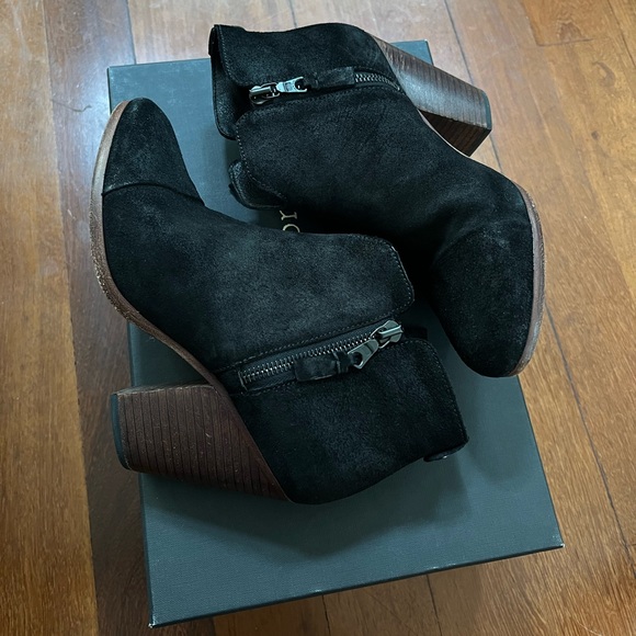 Rag & bone Margot ankle boots black suede western - 8