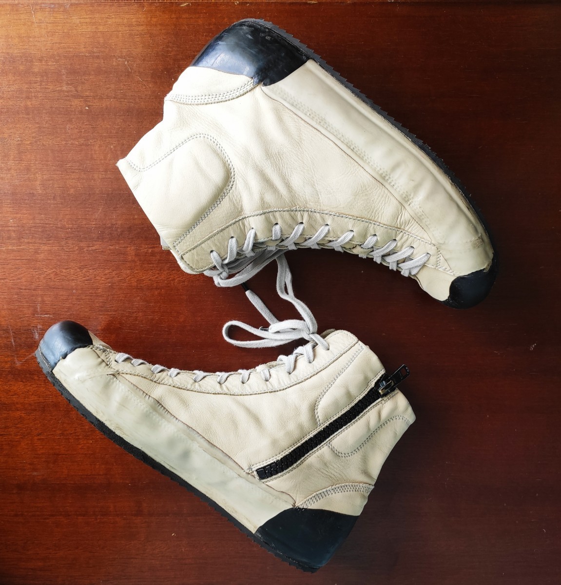 Oxs Rubber Soul - Polacco white hi-tops. - 6