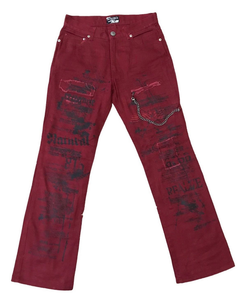 skull pant punk - 1