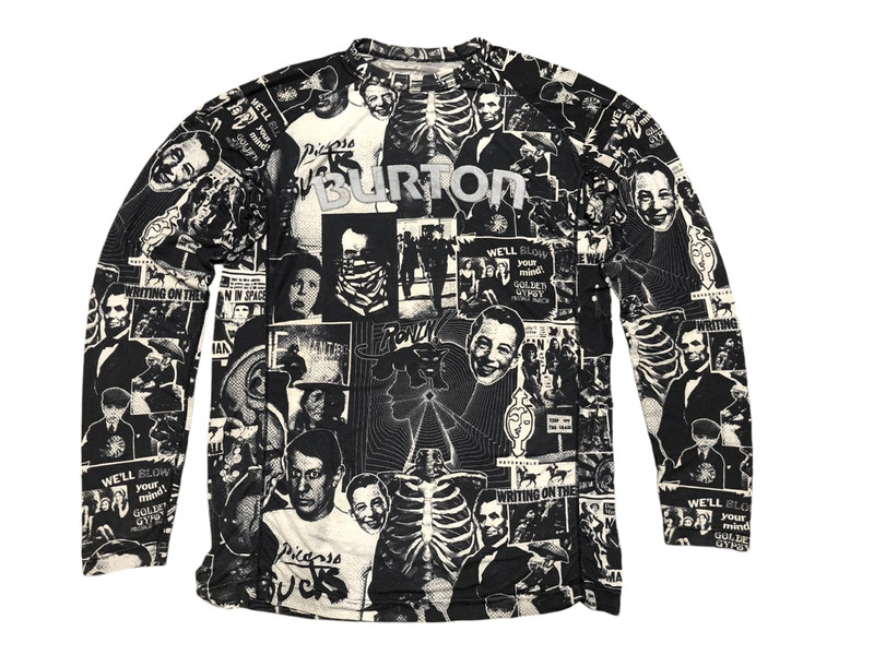 Burton DryRide Shirt Men AllOver Print LongSleeve Snowboard - 1