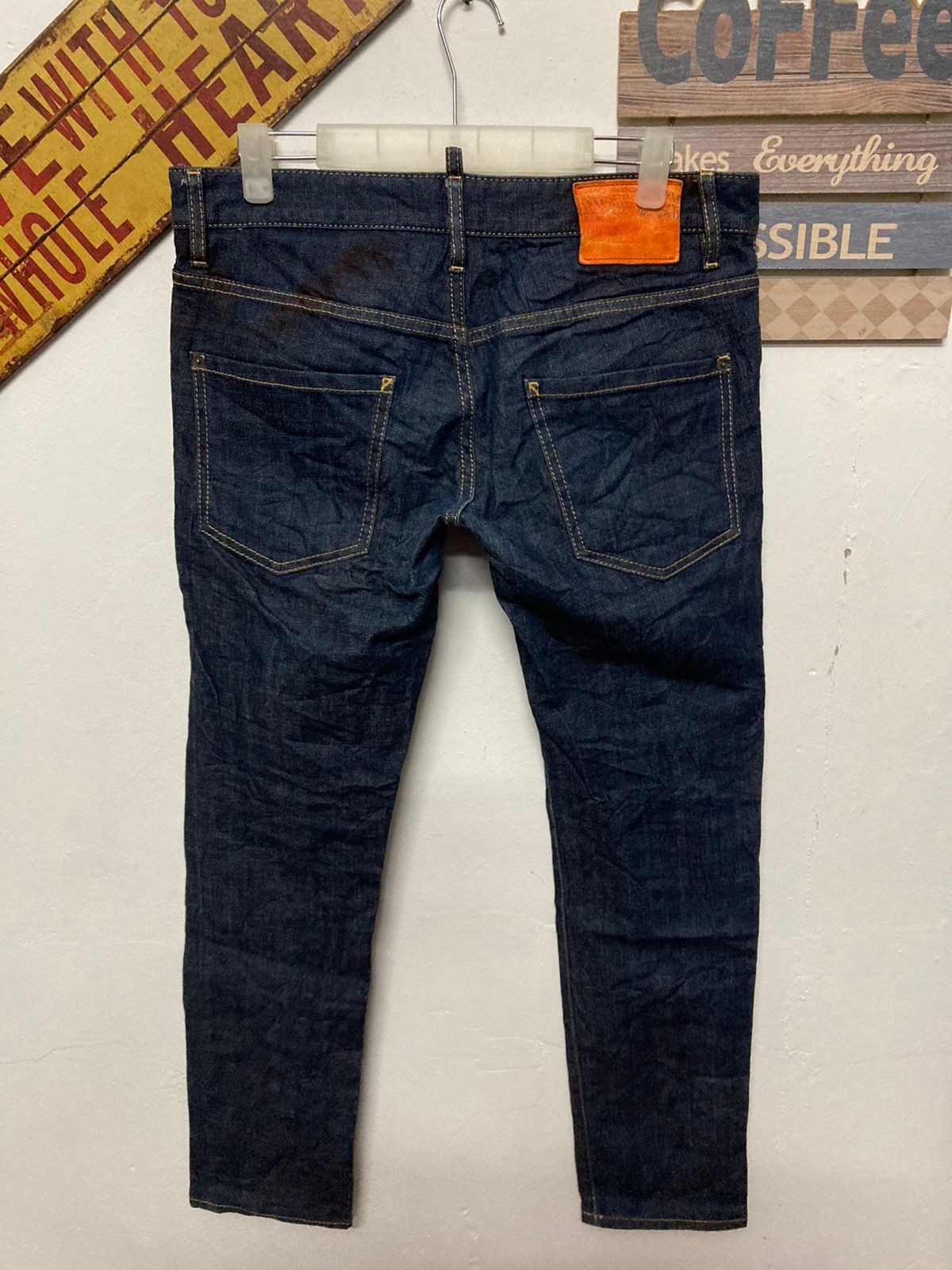 Dsquared2 Straight Cut Denim Jeans - 2