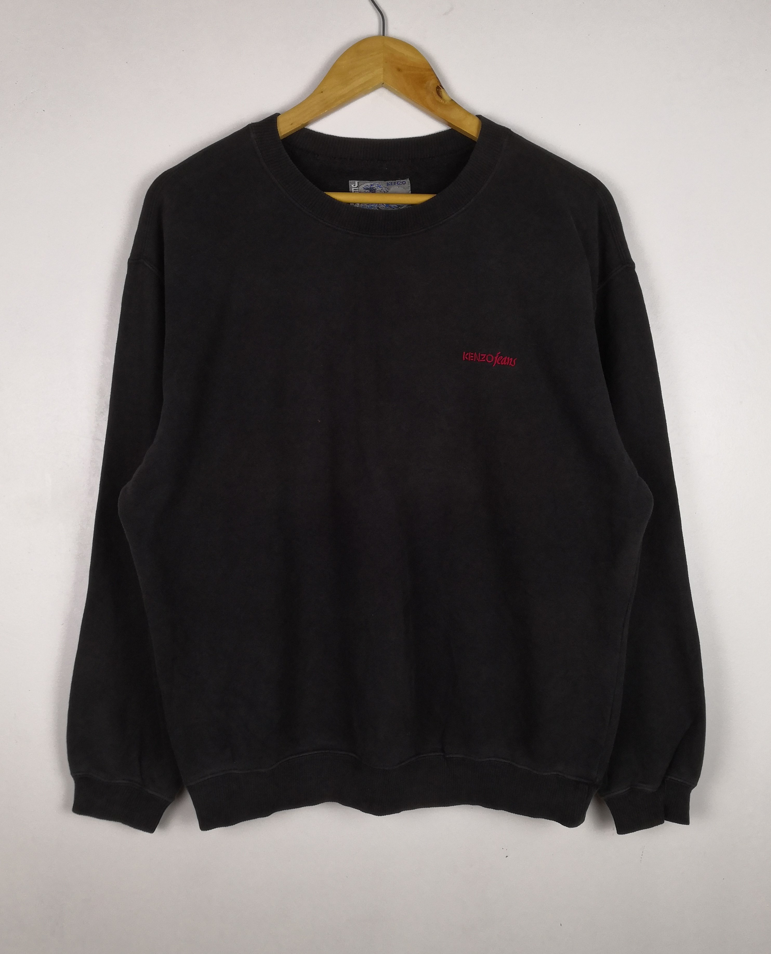 Vintage - Vintage 90s Kenzo Sweatshirt Big Logo Kenzo Sweater - 2