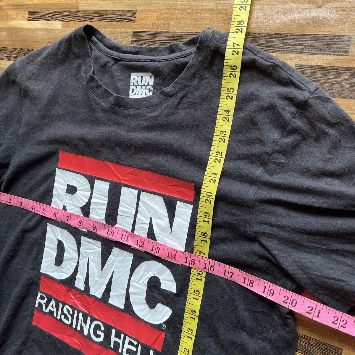 RUN DMC Raising Hell Rap Tees Black Copyright 2015 - 3
