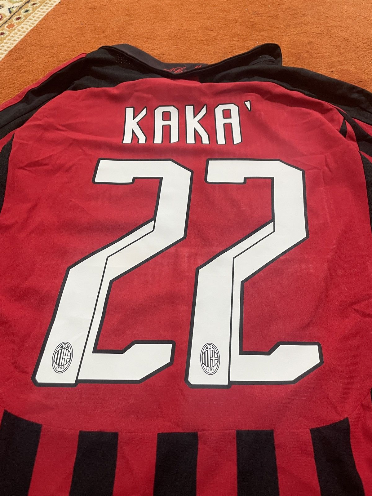 Ac milan 2007-08 KAKA #22 home kit blokecore - 2