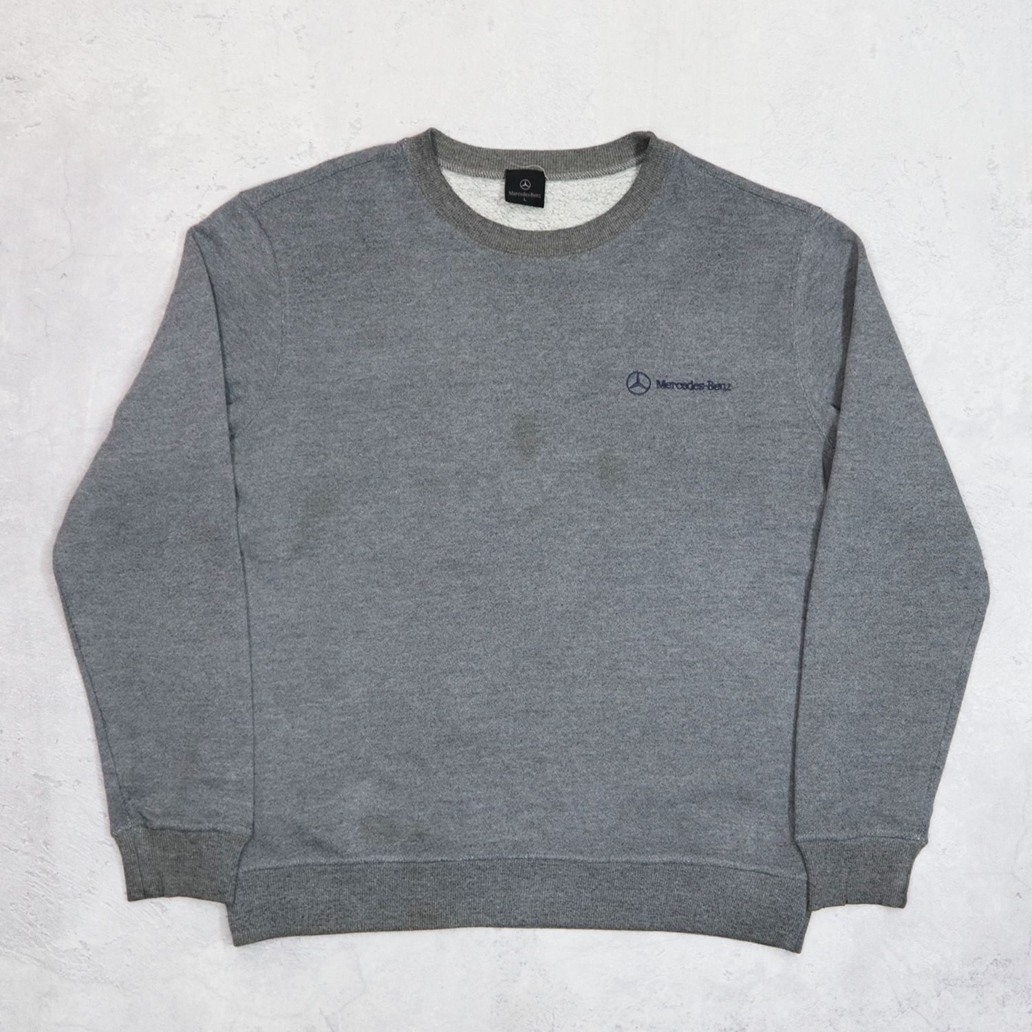 Vintage - MERCEDES-BENZ Mini Logo Embroidered Sweater Sweatshirt - 1