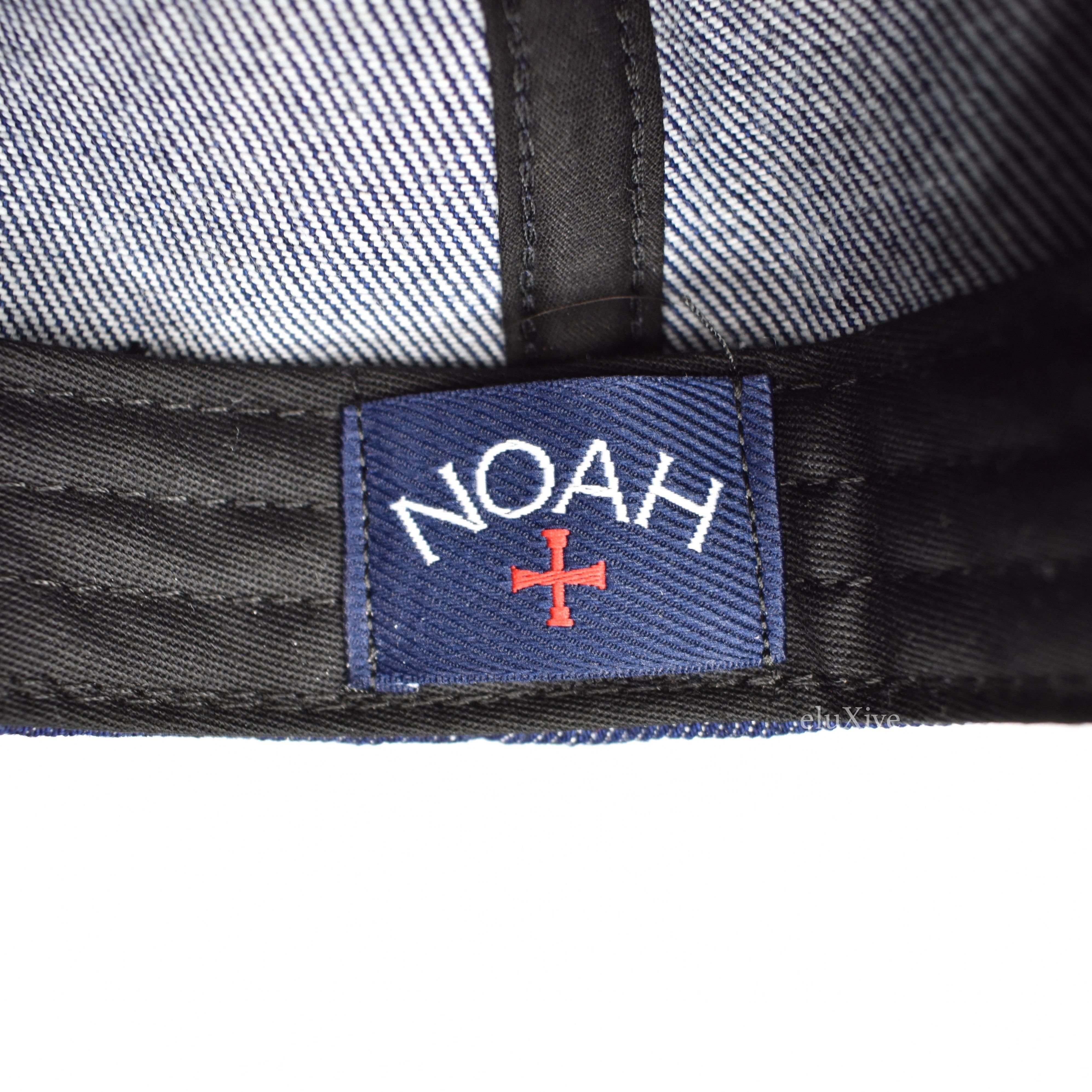 Noah FW17 Blue Denim Rose Logo Hat DS - 4