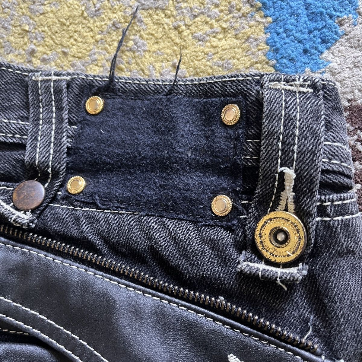 Vintage - Seditionaries Army Of No Jeans Trim Denim Black - 9
