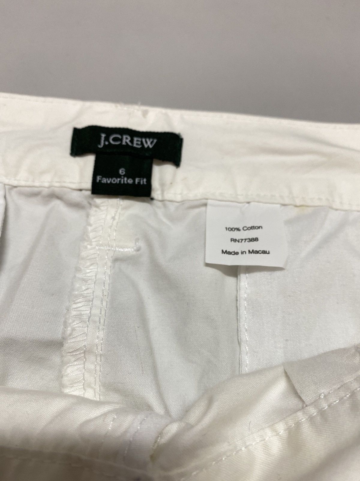 Cargo Multipocket White J.CREW Parachute Light Pants - 18