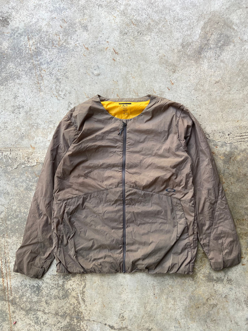 Vintage Oakley Software Technical Nylon Crewneck Windbreaker Jacket - 1