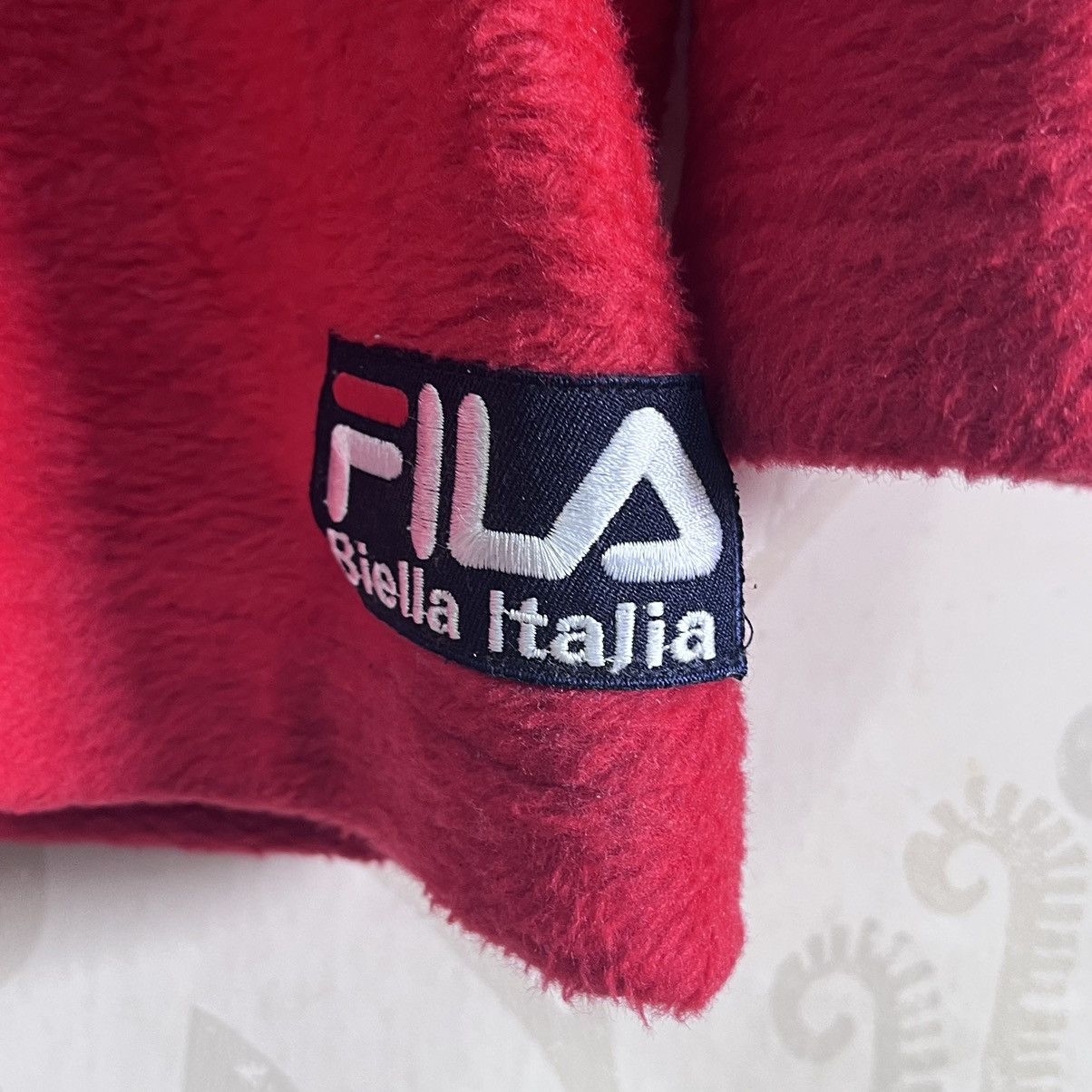 Vintage 1990s Fila Sweatshirt Biella Italia Big Logo - 14