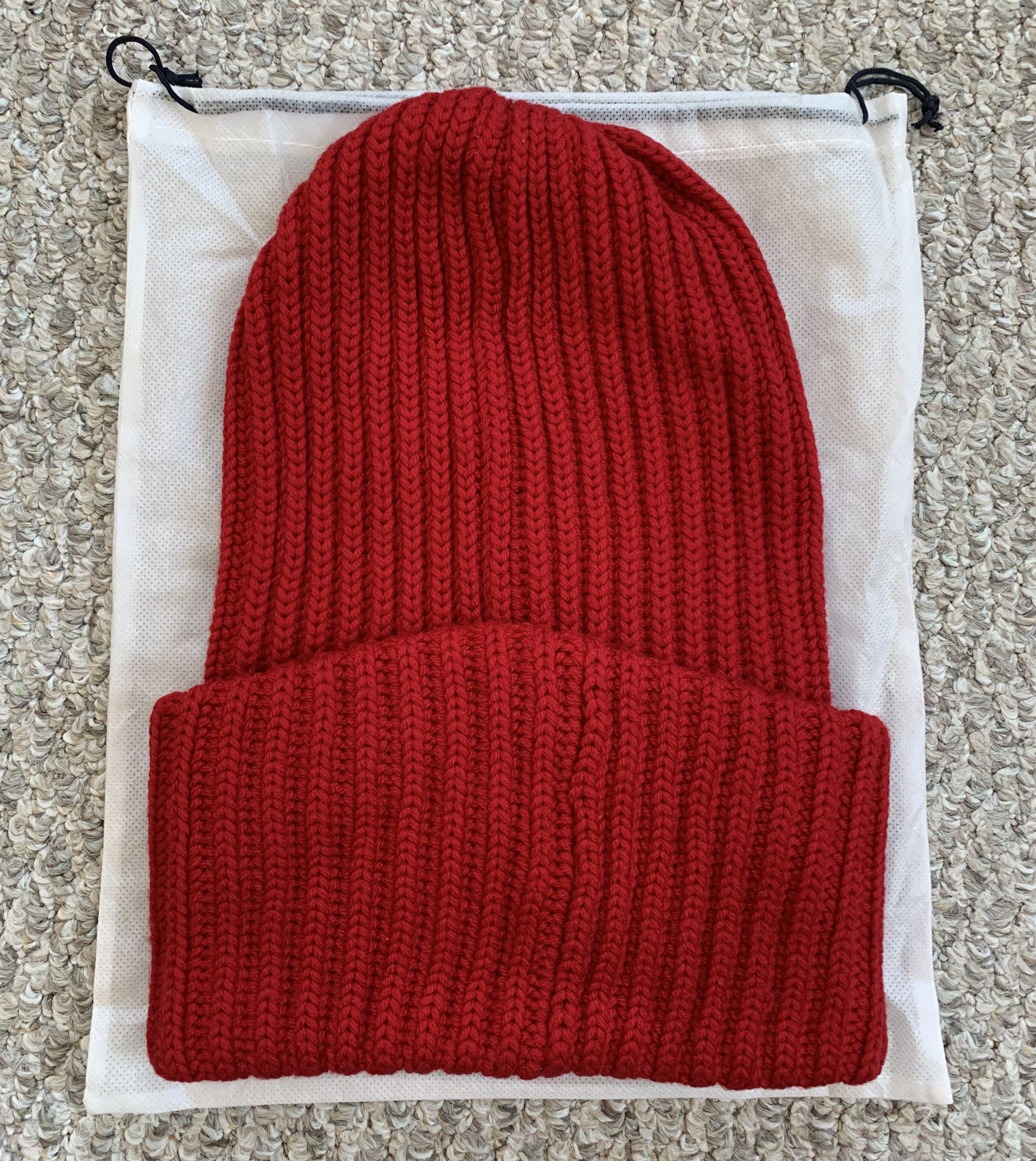 Moncler Oversized Logo Beanie Hat + Bag - 2