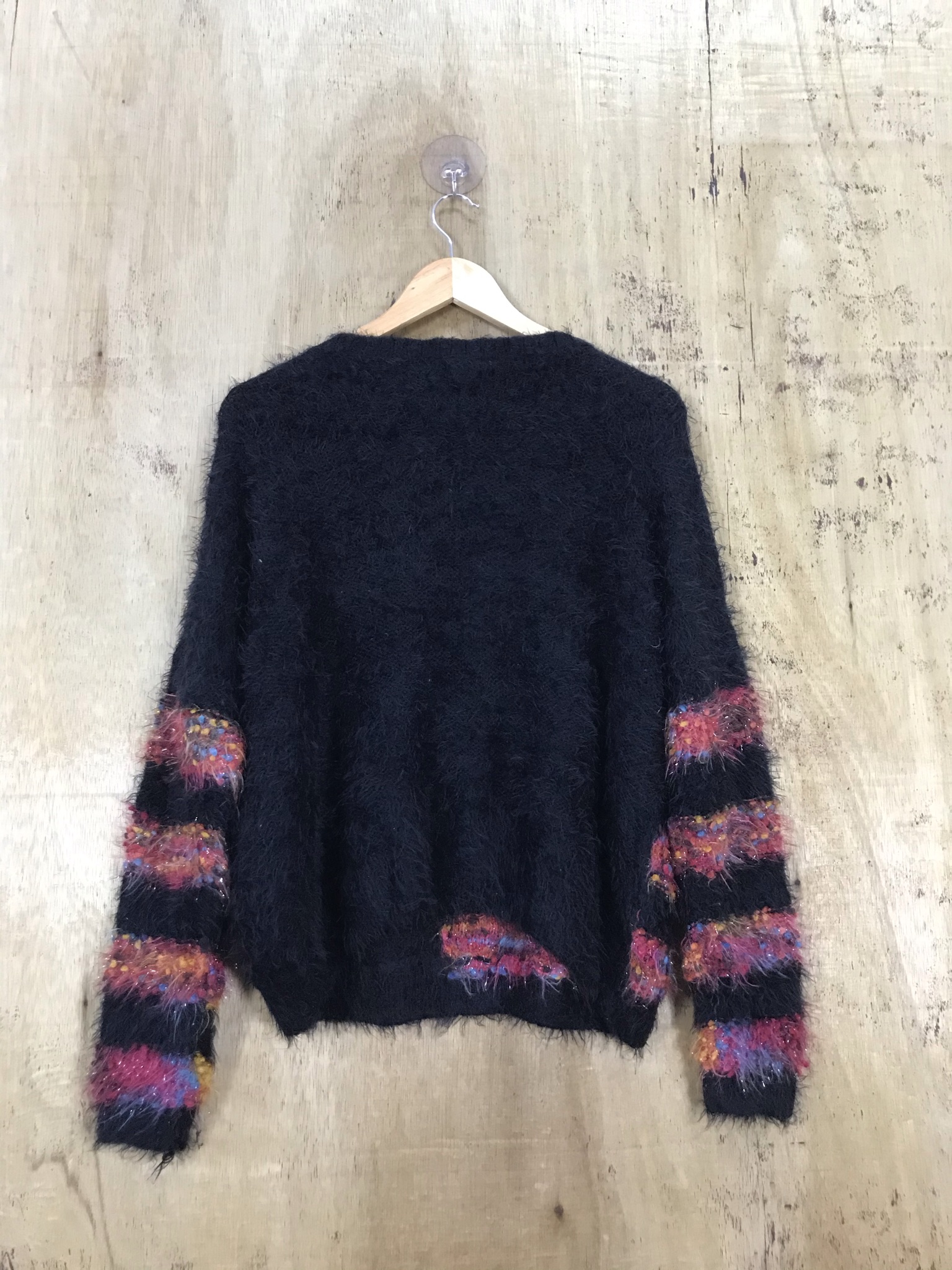 Japanese Brand - Esquilo Mohair Soft Fur Shag Shaggy Knit Sweater - 8