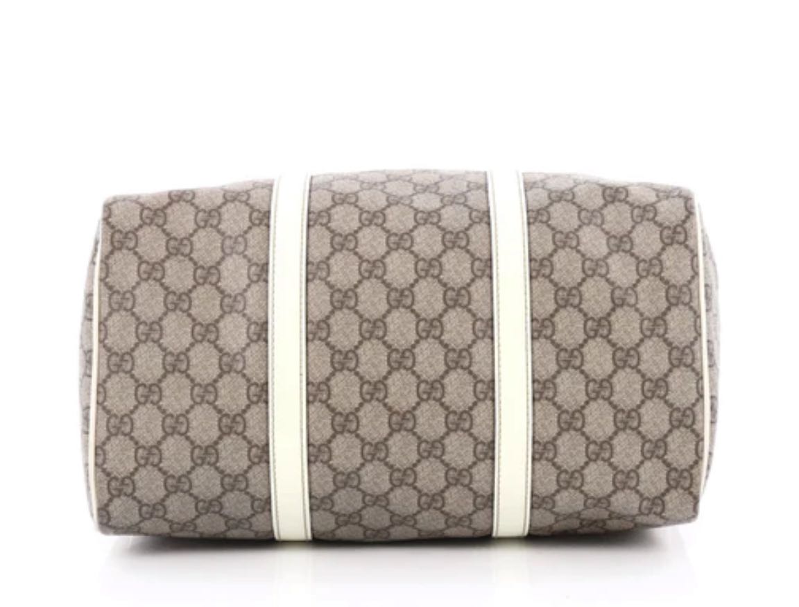 Authentic Gucci Joy Boston Bag GG Coated Canvas Medium - 3