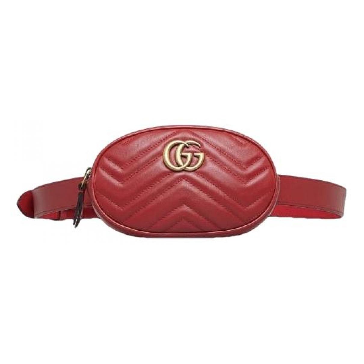 GG Marmont Oval leather handbag - 1