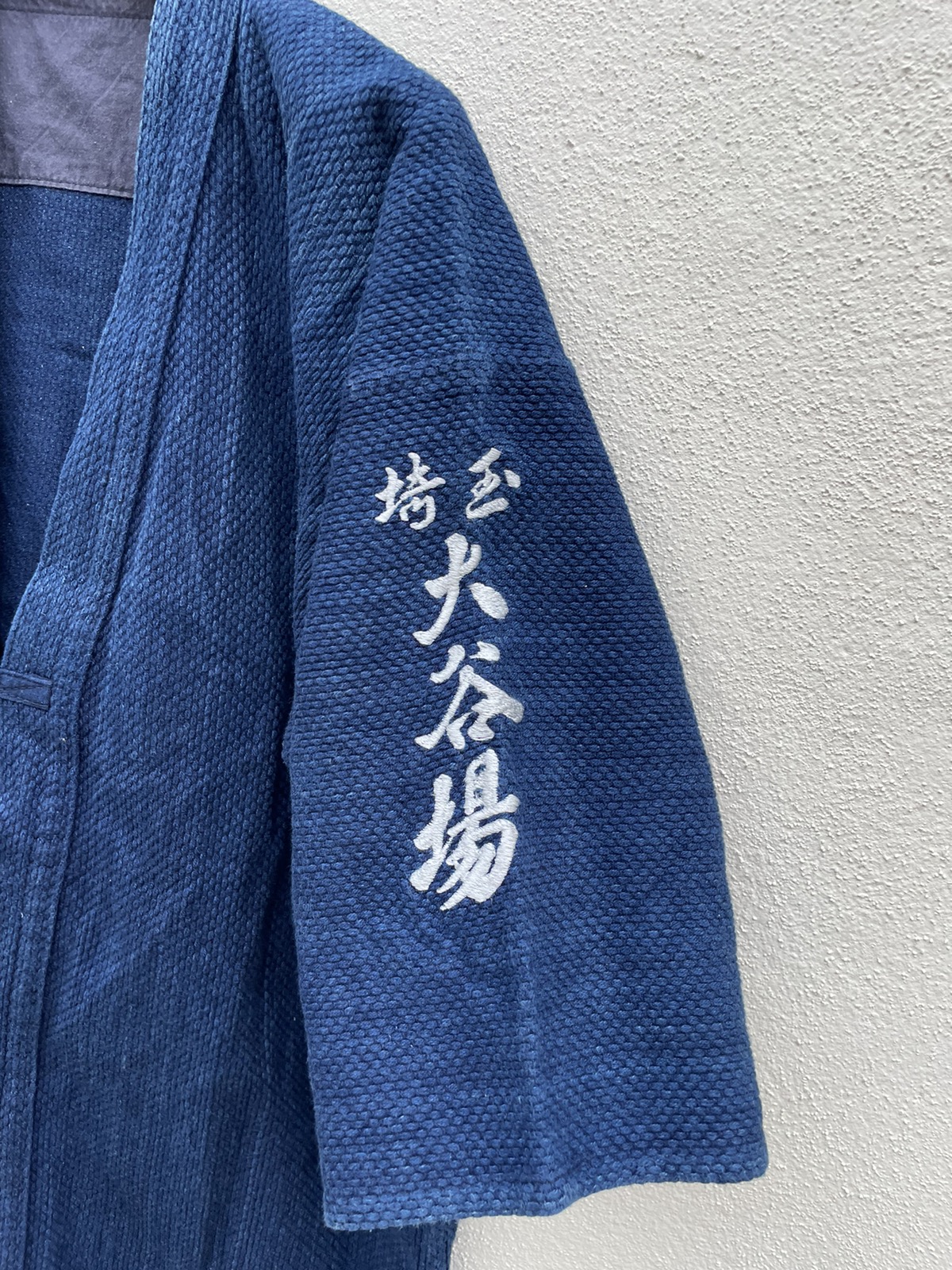 Indigo - Kimono Indigo Sashiko Samurai Jacket - 6