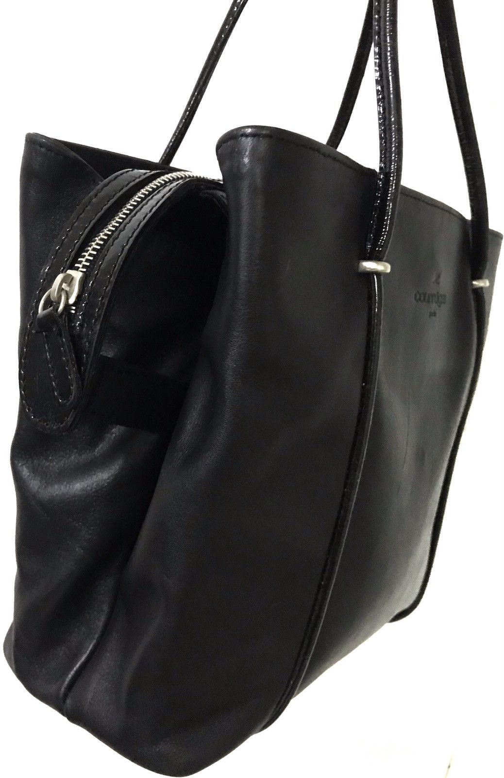 Authentic Courreges Paris Leather Hand Shoulder Bag - 4