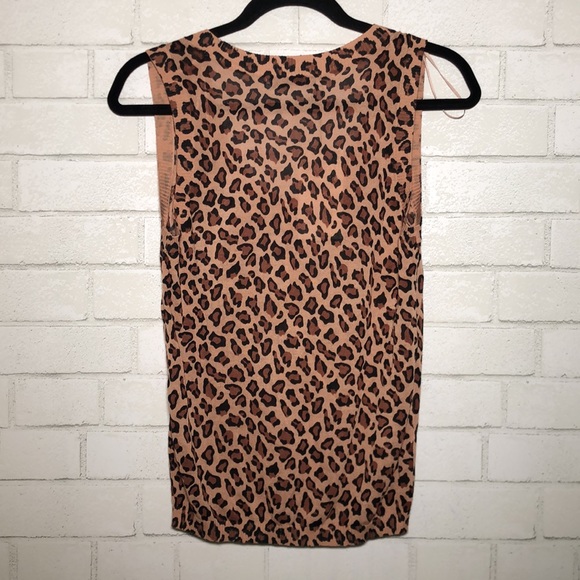 Zara Leopard Print Knit Top - 7