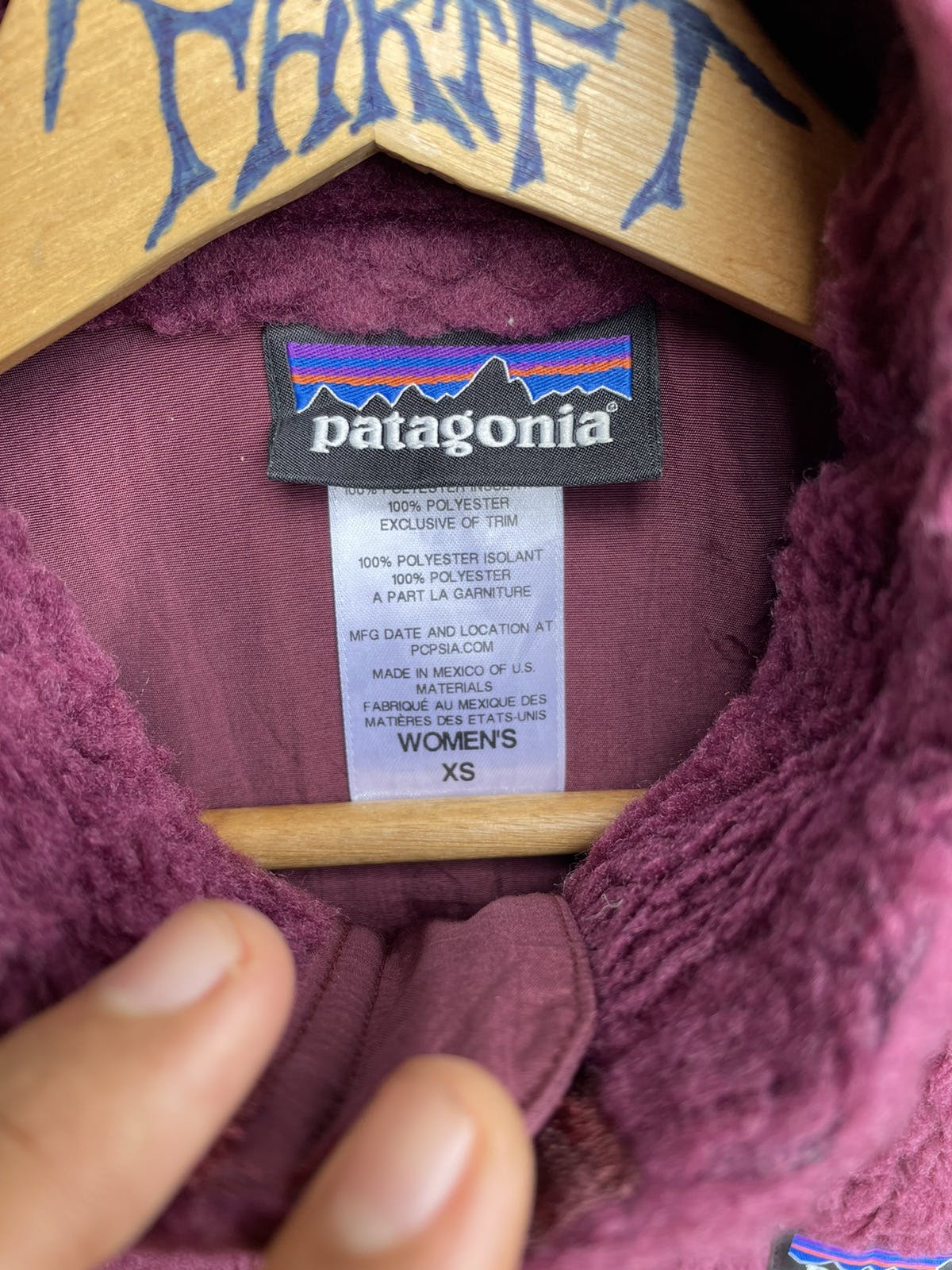 Vintage Patagonia Patchwork Style Fleece Sherpa Women - 5