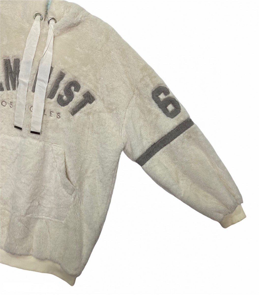 Forever 21 - Feminist Los Angeles Contemporary Faux Fur Hoodie Jacket - 4