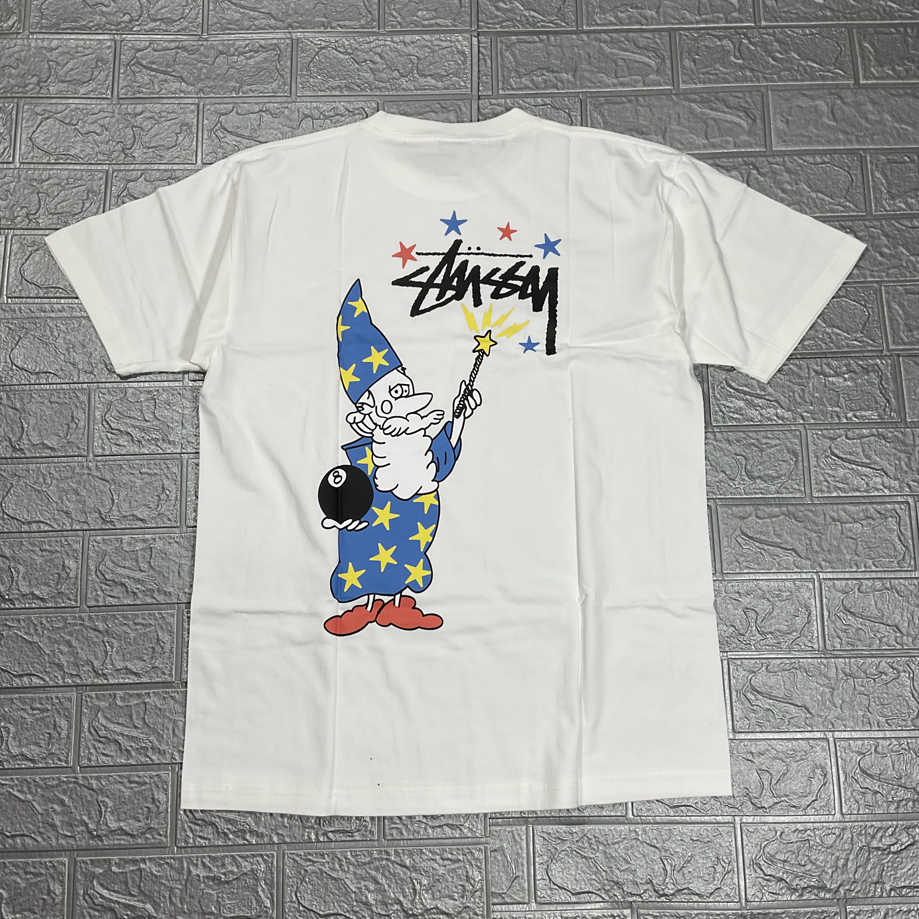 Stussy Wizard Tee White - 1