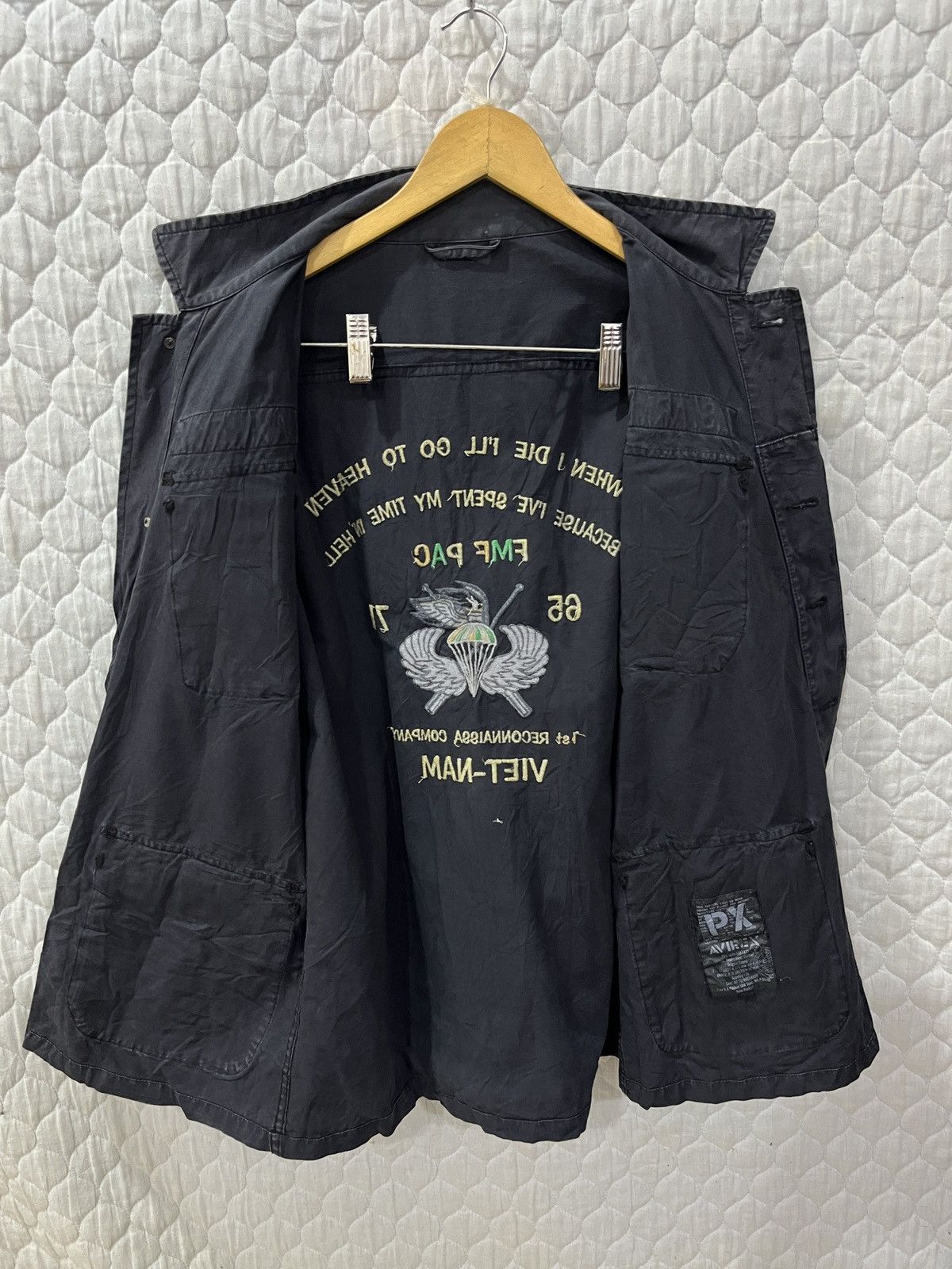 Military - (Zzzz)🔥🔥RARE AVIREX US ARMY NAM WAR JACKET - 8