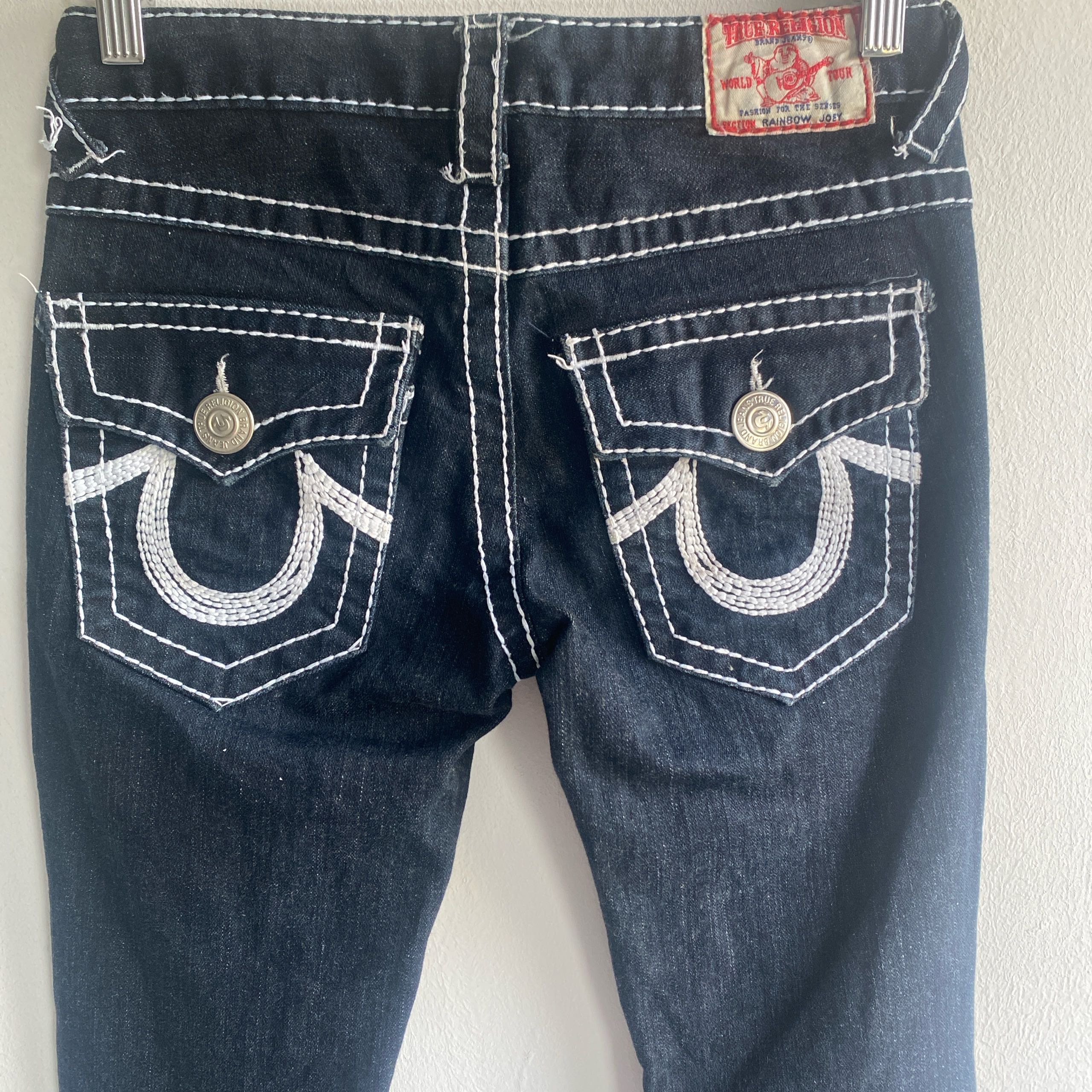 ✨新品タグ付き✨ TRUE RELIGION RAINBOW JOEY W26 True Religion Women's Jeans Size 26 X 31 Rainbow Becky
