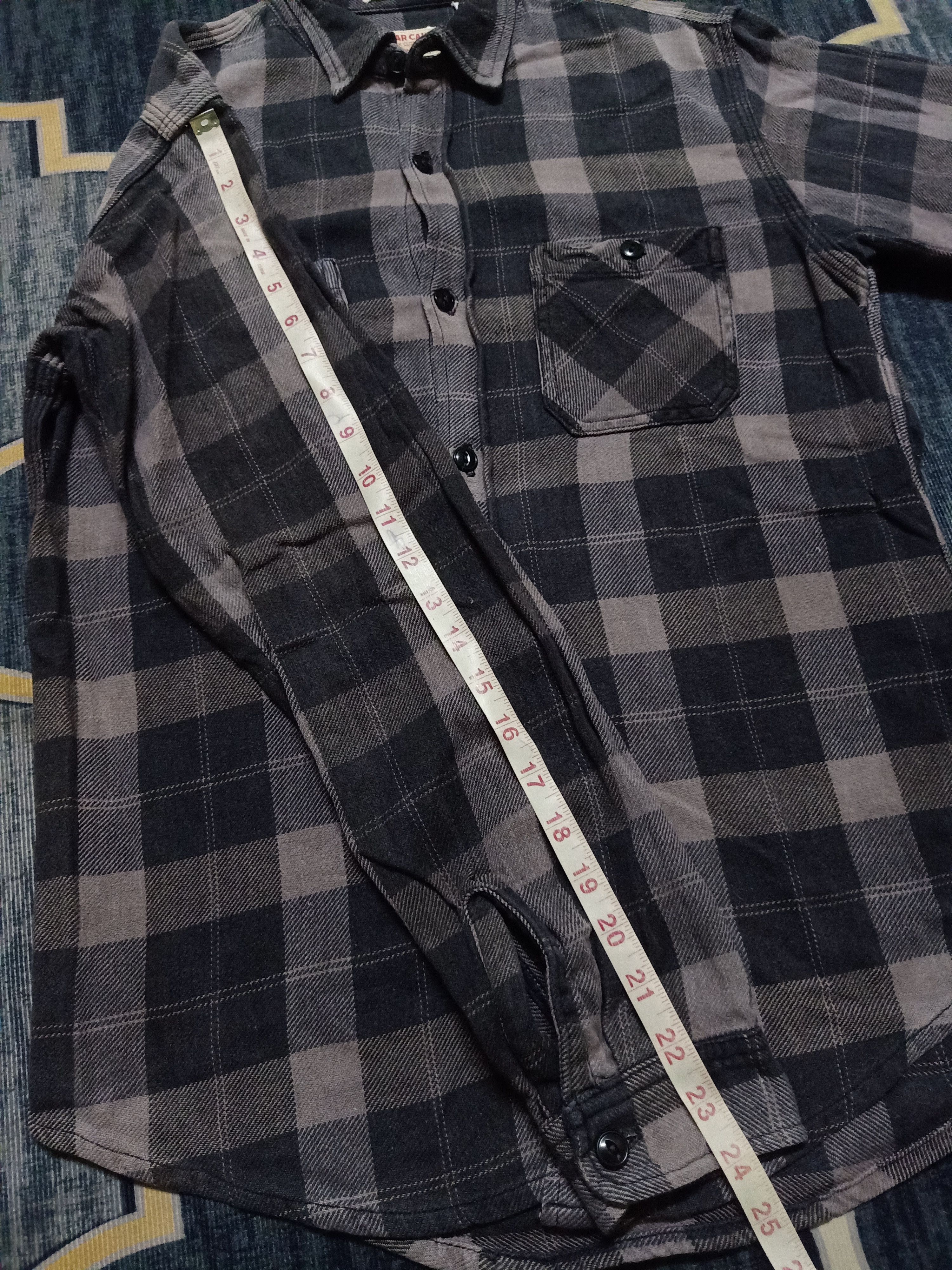 Sugar Cane - Sugarcane Twill check Flannel shirt - 6