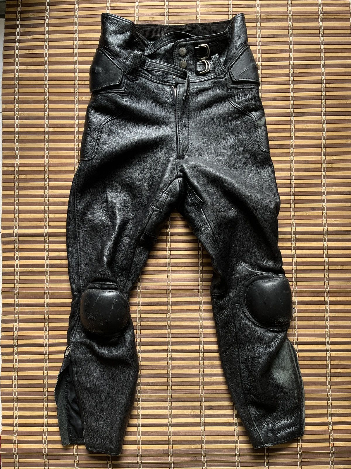 Vintage 1990s Kadoya Leather Racing Bikers Pants Japan - 22