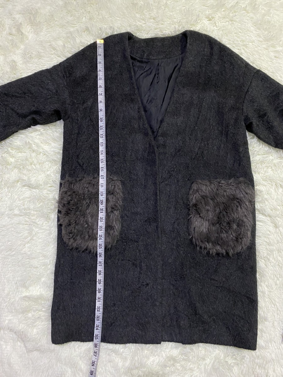 Cardigan - W Closet Single Snap Button Long Cardigan Jacket - 13