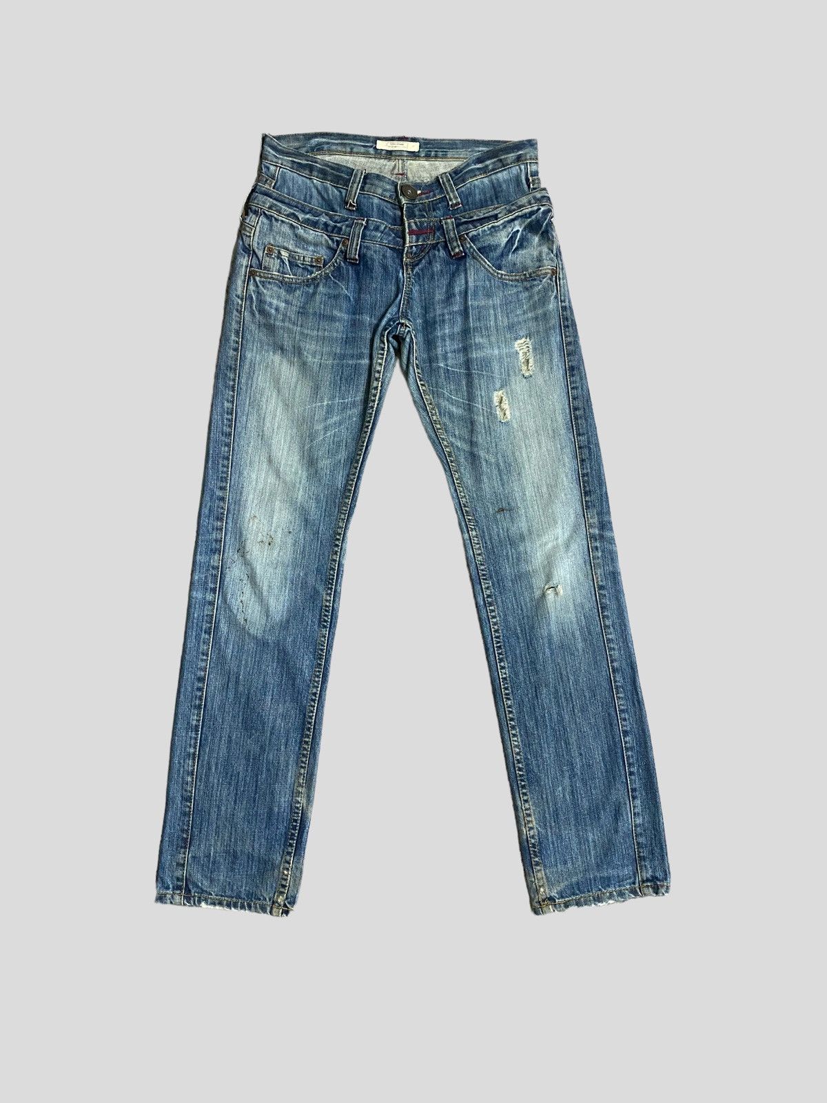 Vintage - LUCKY STORE DOUBLE WAIST DISTRESSED DENIM - 2