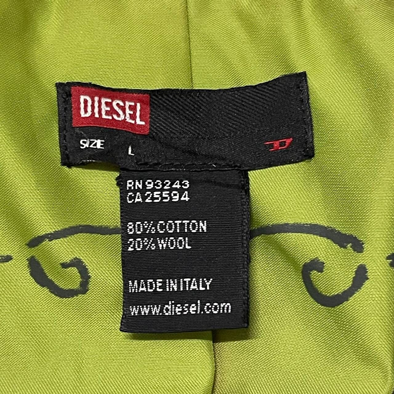 Vintage Diesel Blazer Jacket Made in Italy - 9