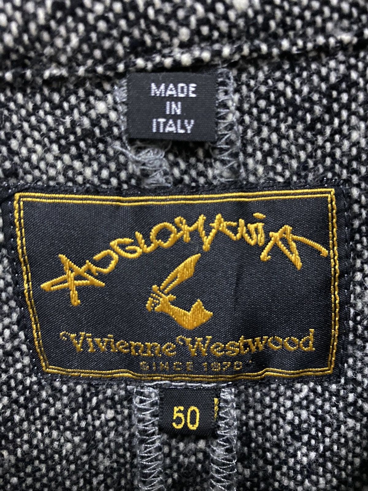 Vivienne Westwood Anglomania Wool Long Jacket Made in Italy - 11