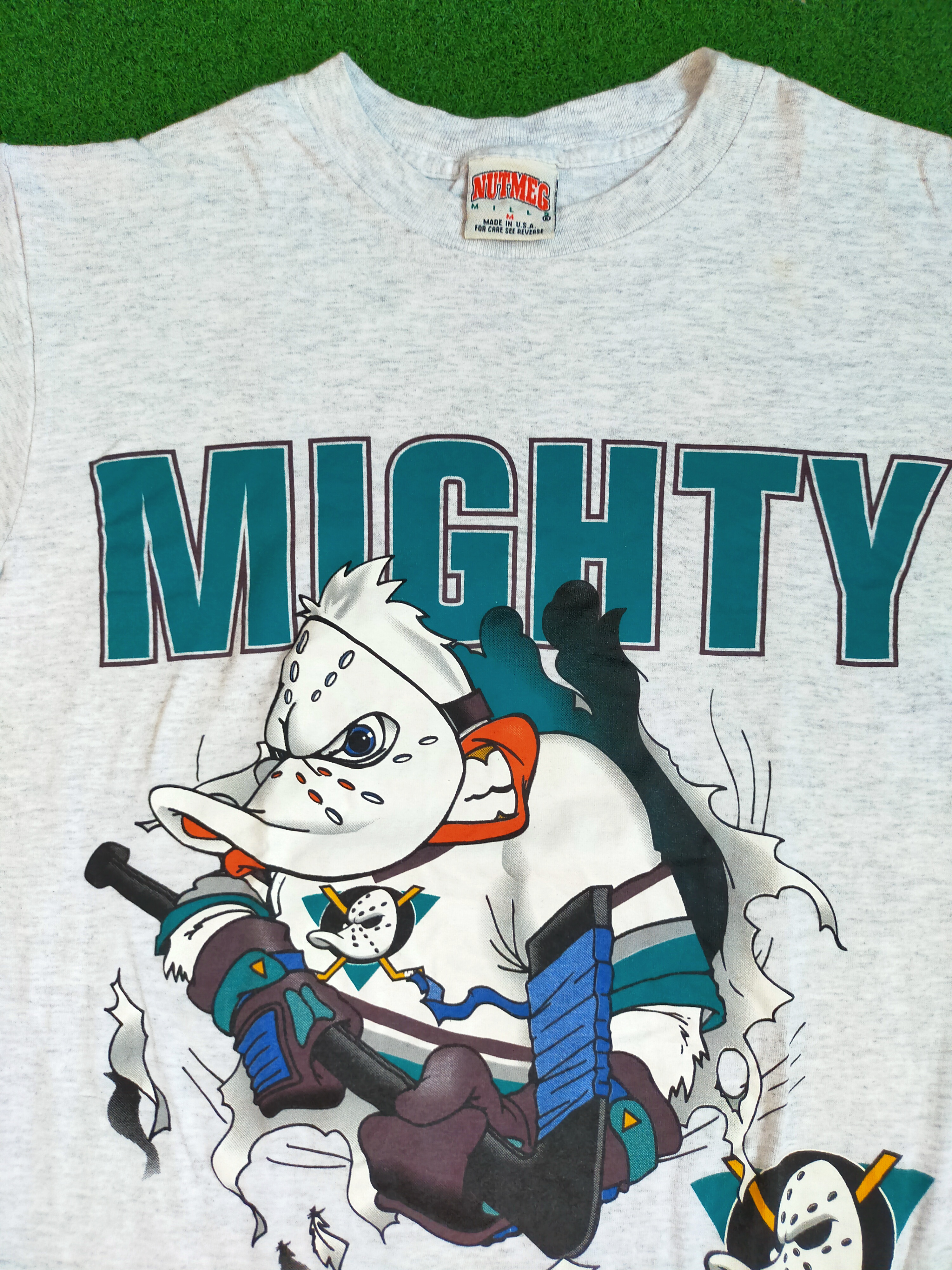 Nutmeg - VINTAGE MIGHTY DUKS NUTMEG MILLS T-SHIRT - 2