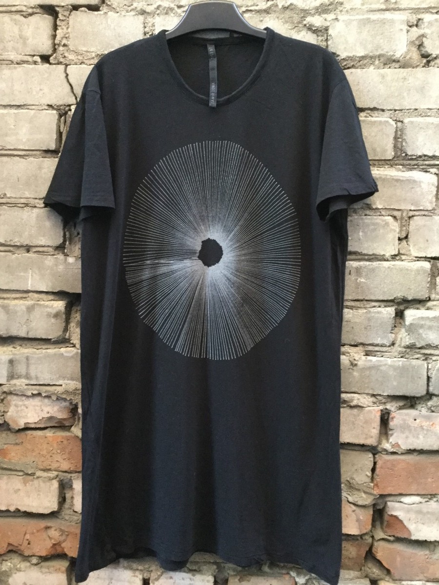 Silent By Damir Doma - Printed long t-shirt.Like Rick Owens or Julius - 2