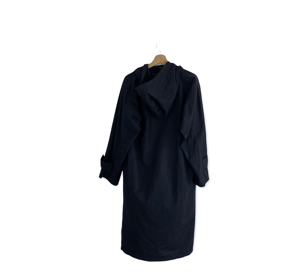 MARGARET HOWELL ENGLAND BLACK LONG COAT - 2