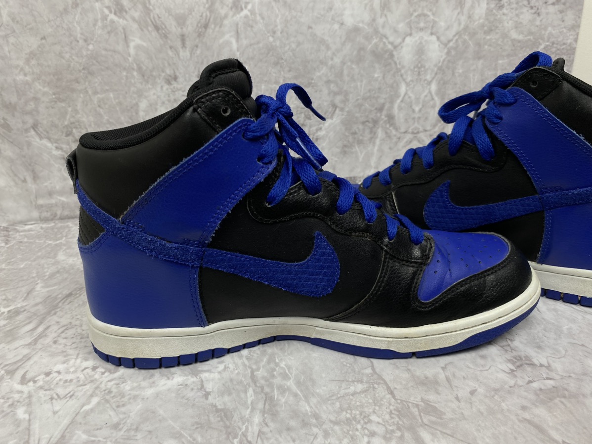 Nike Dunk High Black Old Royal - 9