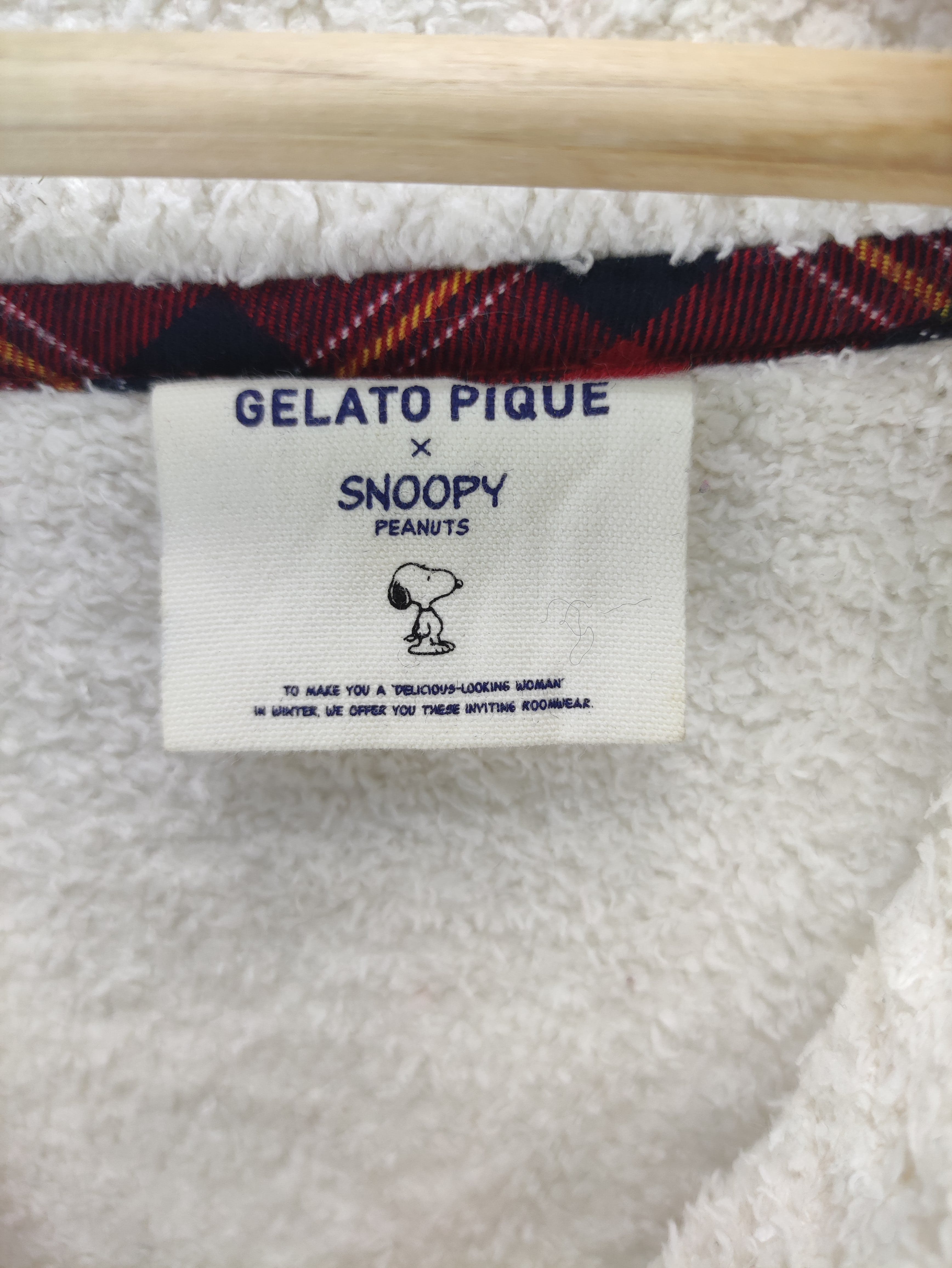 Vintage Gelato Pique x Snoopy Shaw Coller Fleece - 5