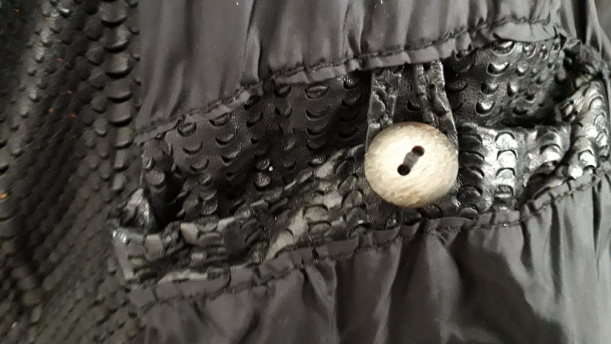 Giorgio Brato - Handmade Black Embossed Detail Leather Jacket Sz 48 - 8