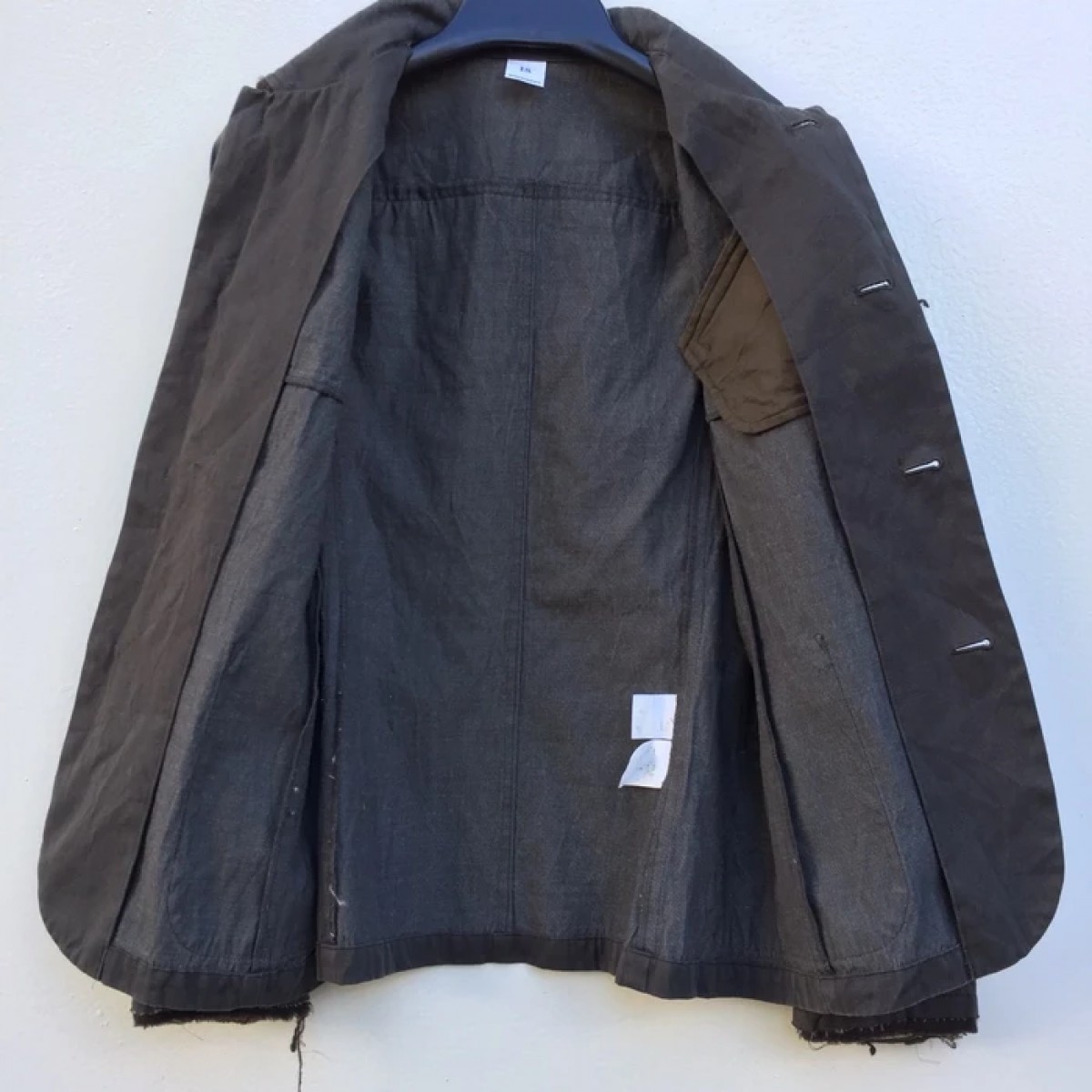 Issey Miyake - Vintage I.S Sunao Kuwahara Raw Cut Design Jacket - 5