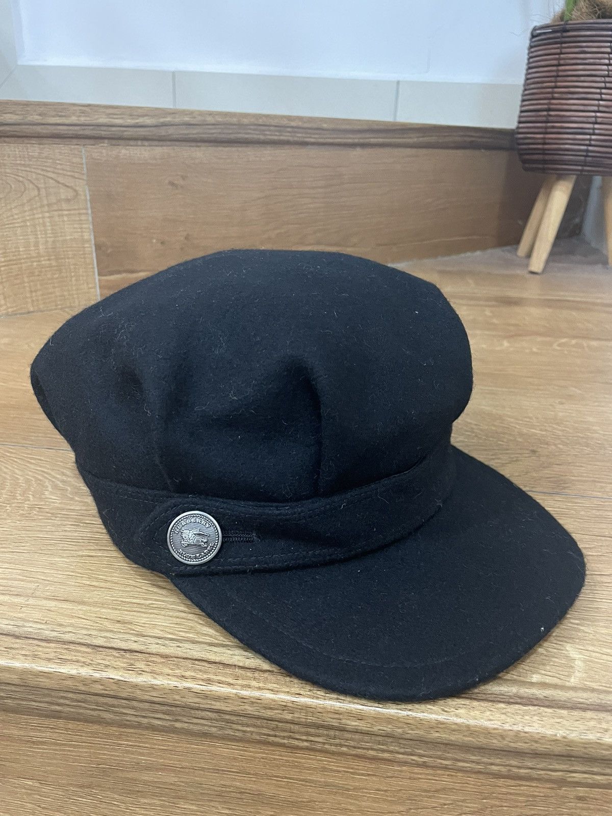 Authentic BURBERRY wool Blue label Hat - 2