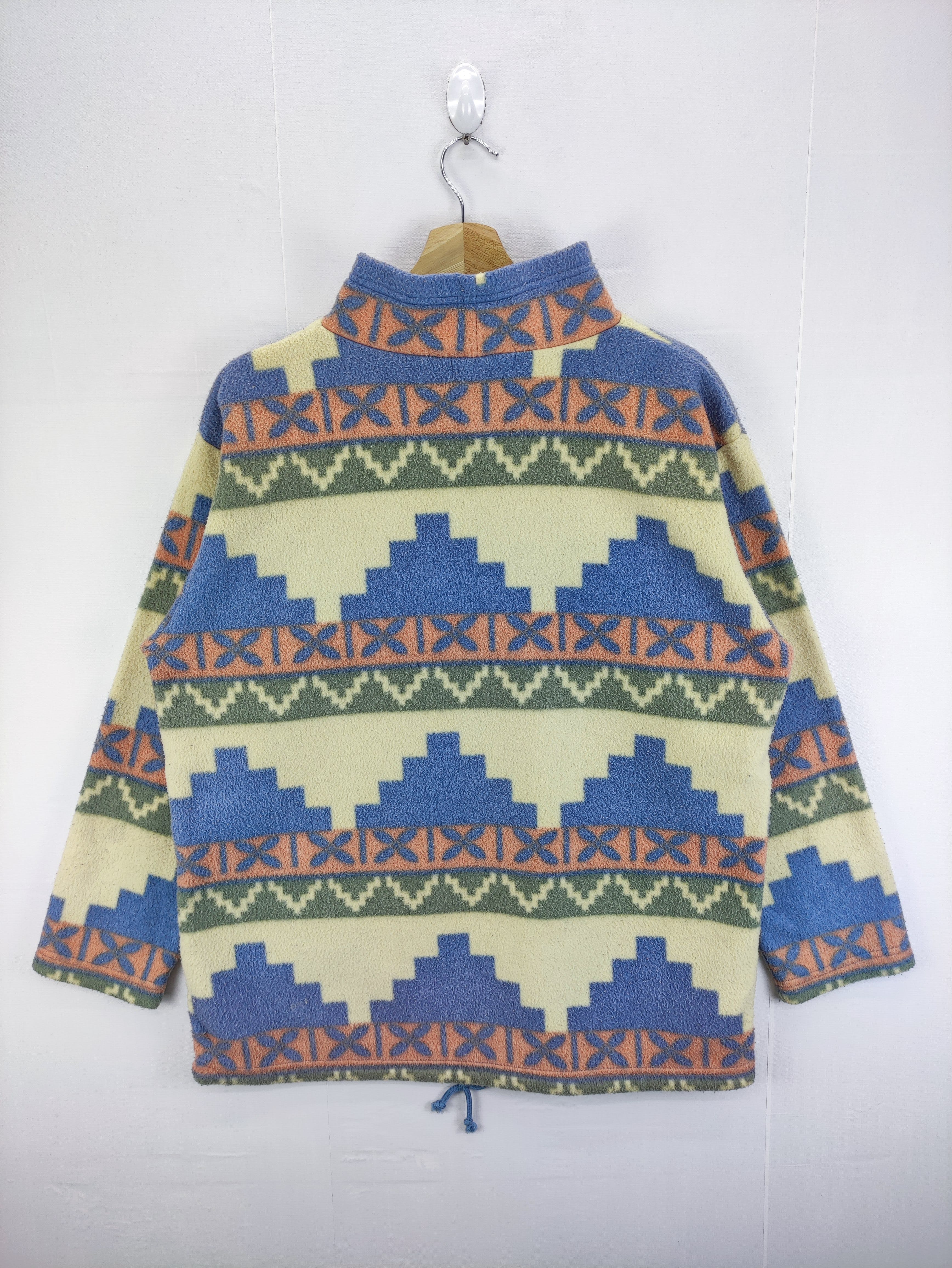 Vintage Navajo Design CP Tokyo International Pullover Fleece - 6