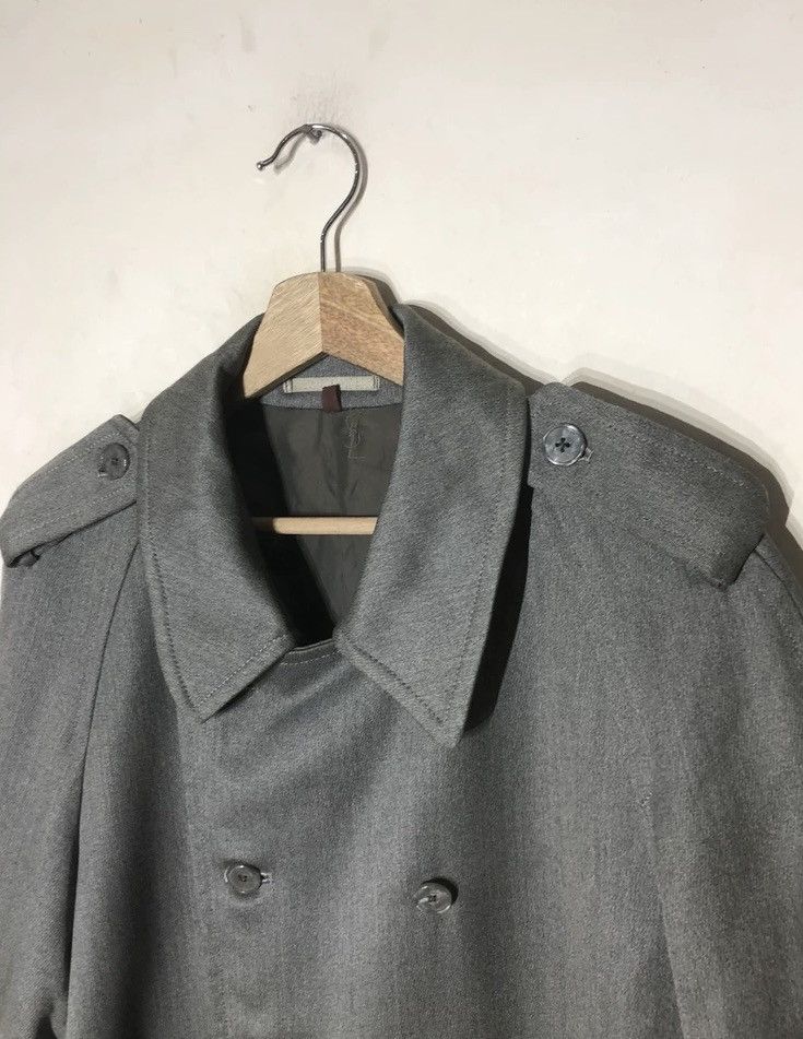 LUXURY VINTAGE YSL TRENCH COAT DOUBLE BREAST - 5