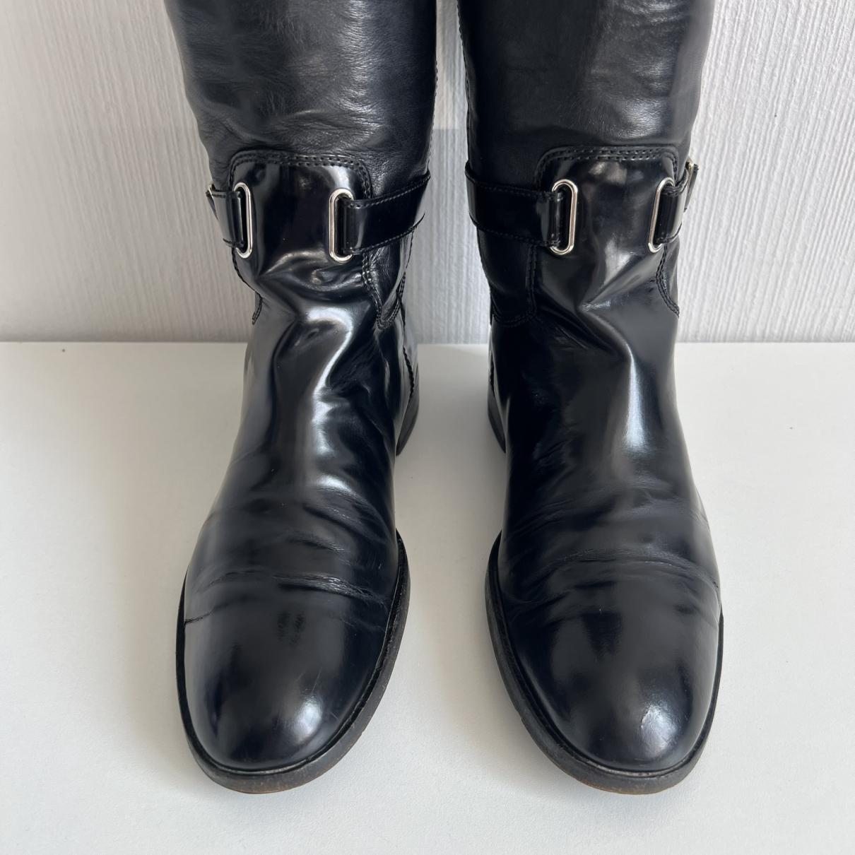 Leather riding boots - 4