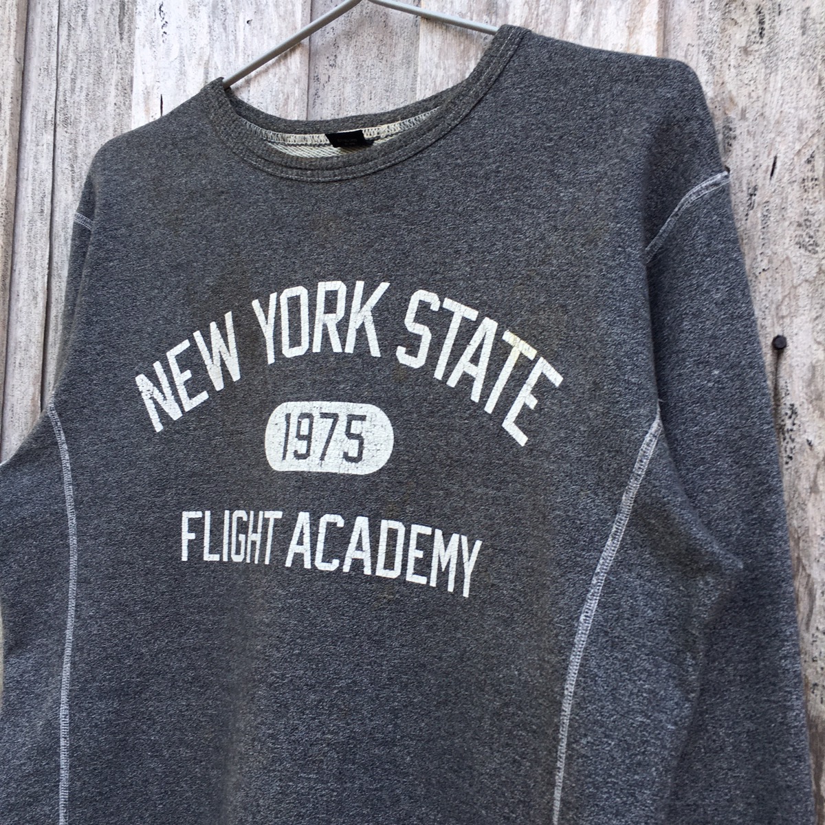 Vintage - Vintage Avirex New York State Flight Academy Sweatshirt - 3