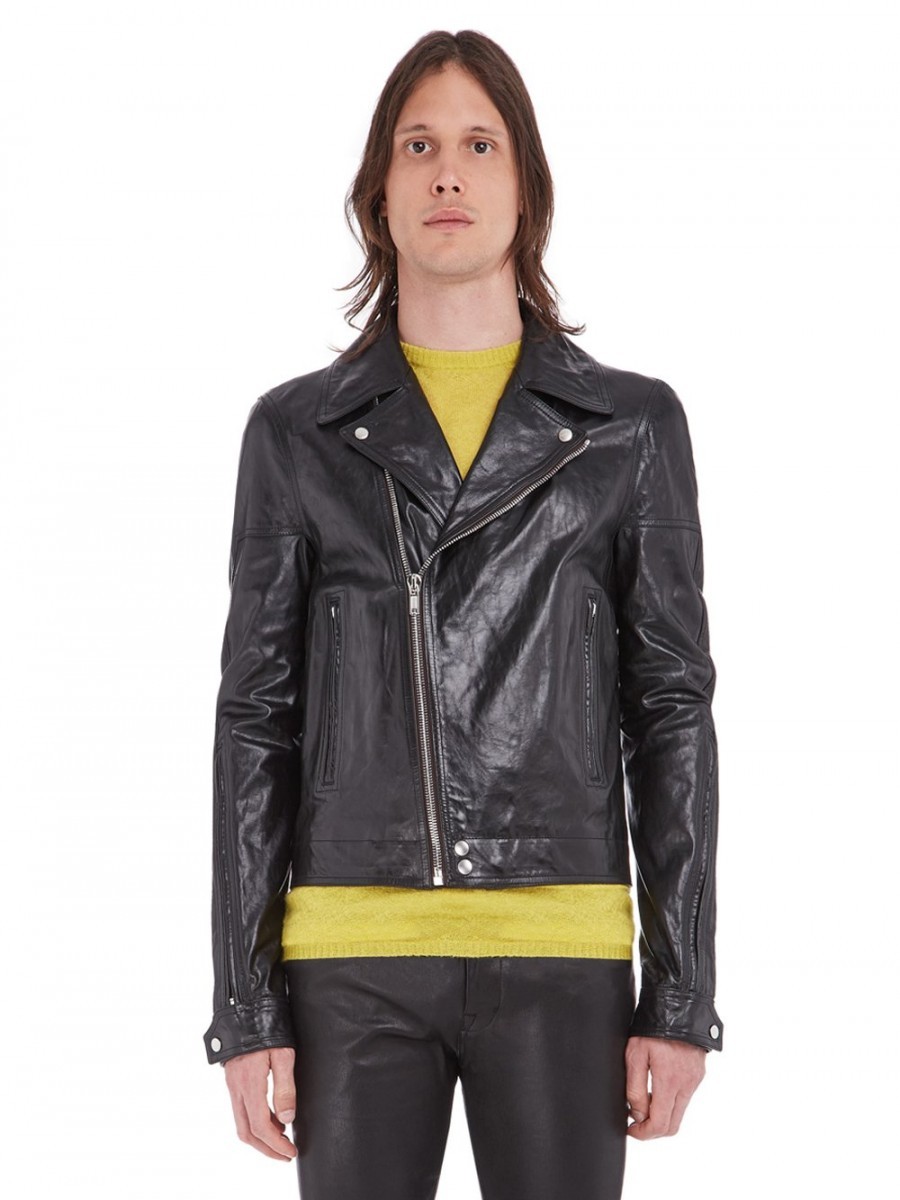 Rick Owens Leather Dracubiker Jacket - レザージャケット