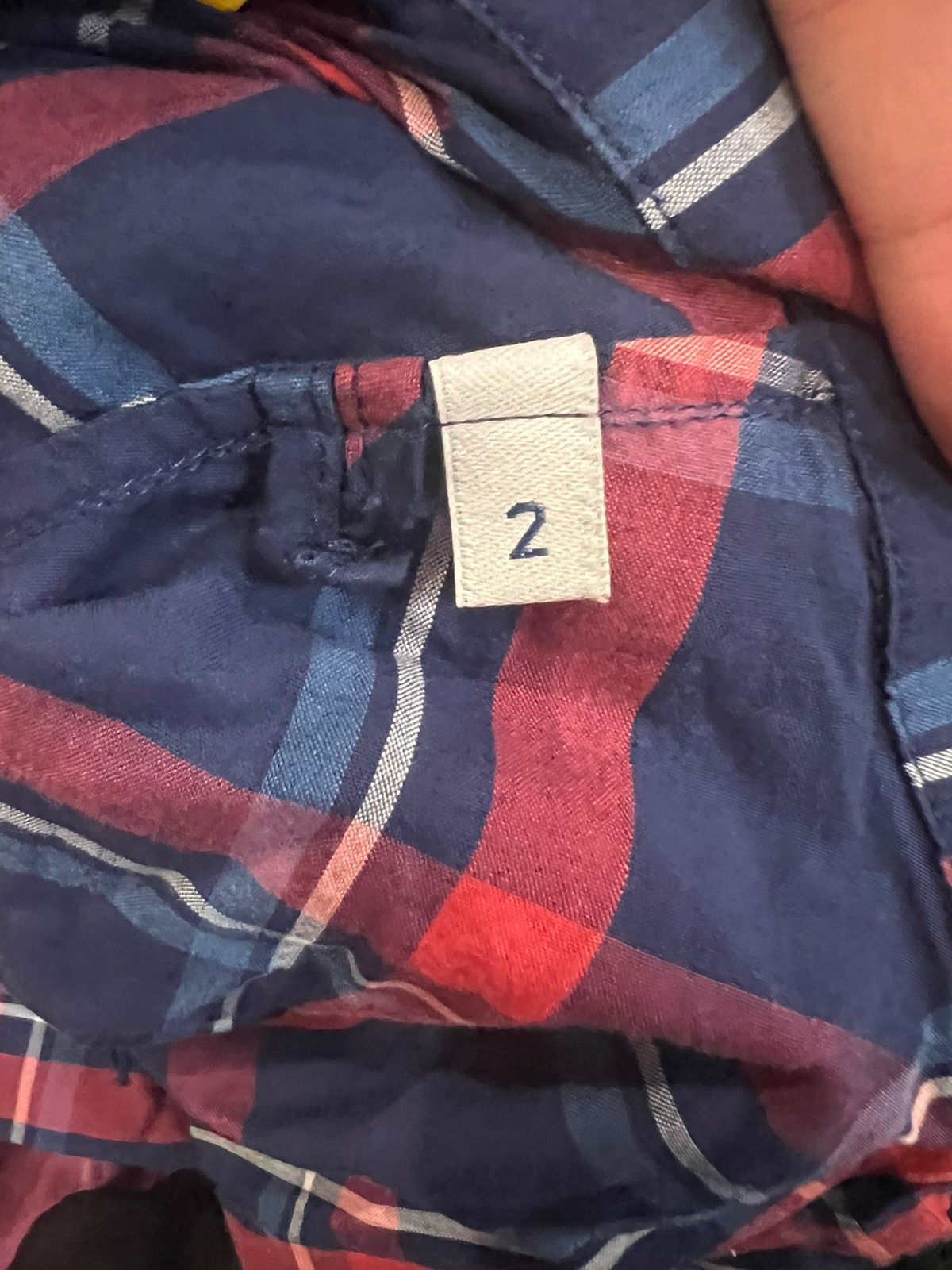 Plaid checker button up flannel shirt - 7