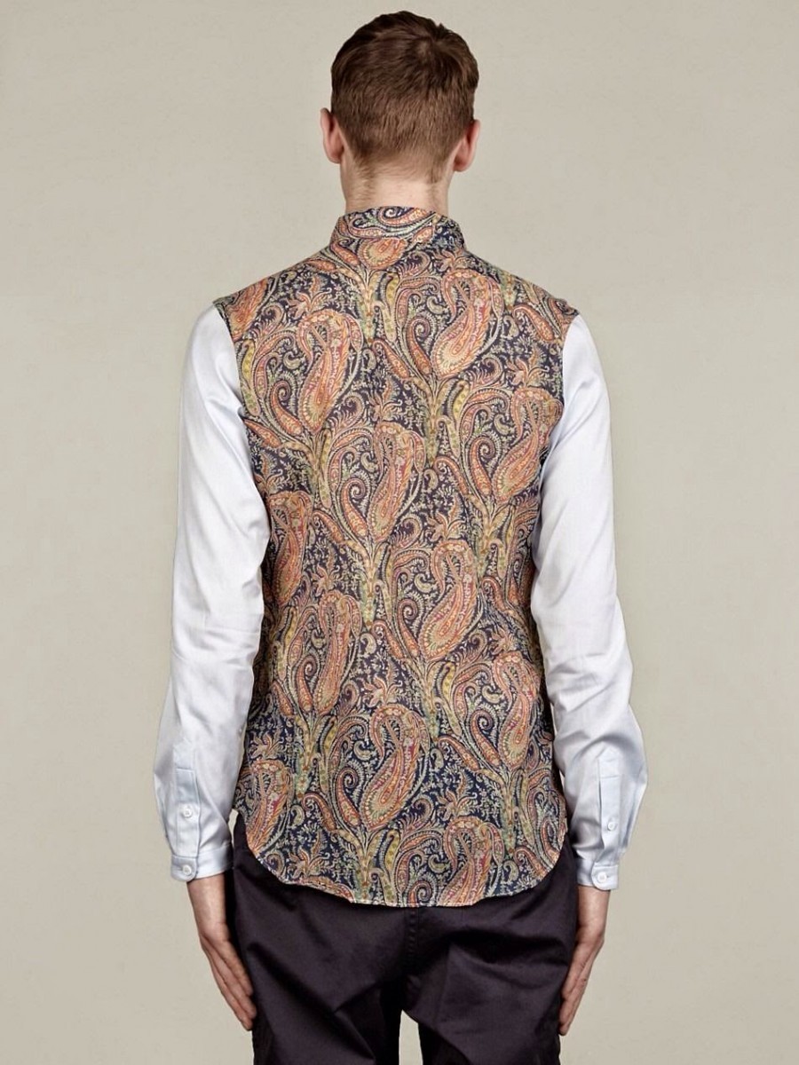 Carven - Paisley Floral Pattern Festival Summer Shirt Sz 2/46 - 6