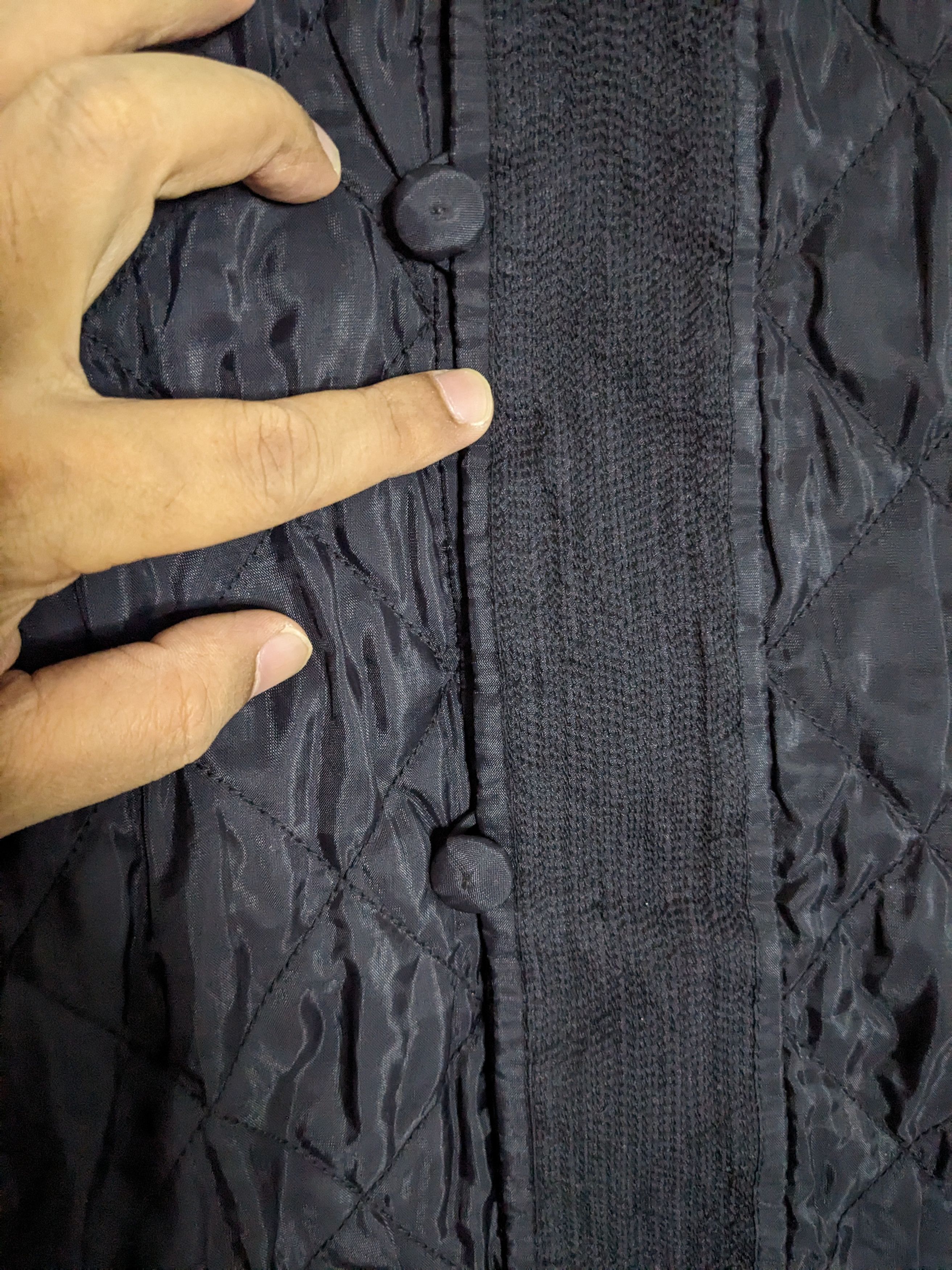Issey Miyake HaaT Womens Quilted Jacket Black Nylon Japan - 4