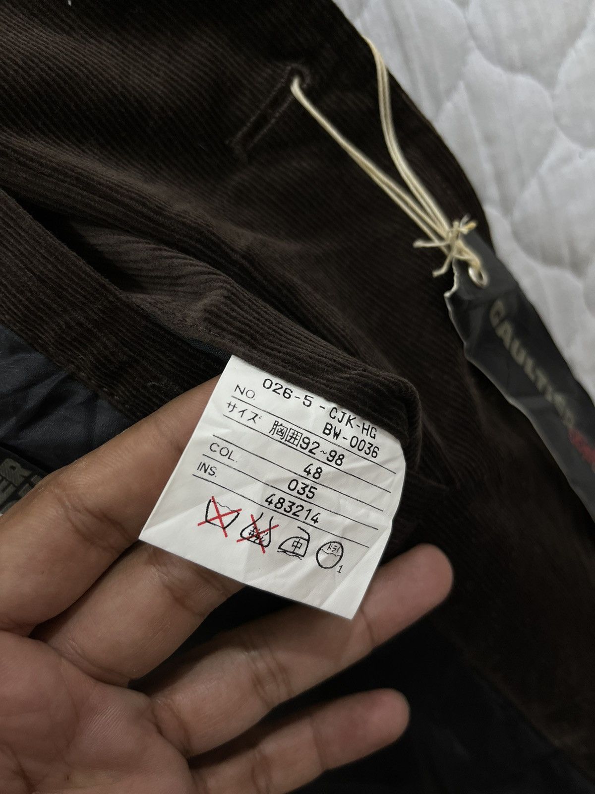 (Jj). JEAN PAUL GAULTIER CORDUROY HYPE JACKET - 9